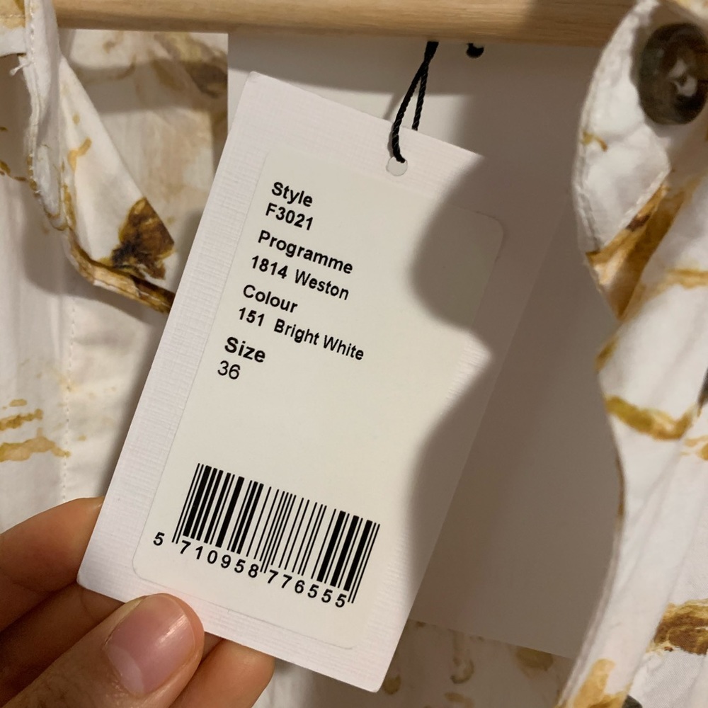 NWT SOLD OUT GANNI WESTON TIE FRONT SHIRT - Picture 8 of 8